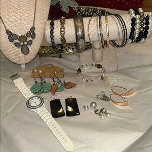 Jewelry Bundle all beautiful and wearable!! Victoria’s Secret Watch